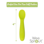 WeeSprout Baby Spoons for Self Feeding 6 Months +, Soft & Durable Silicone - Image 6