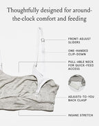 Bodily Everything Bra for Pregnancy, Nursing & Breastfeeding, Maternity & Sleep - Image 3