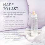 HEVEA Standard Neck Glass Baby Bottles - Image 6