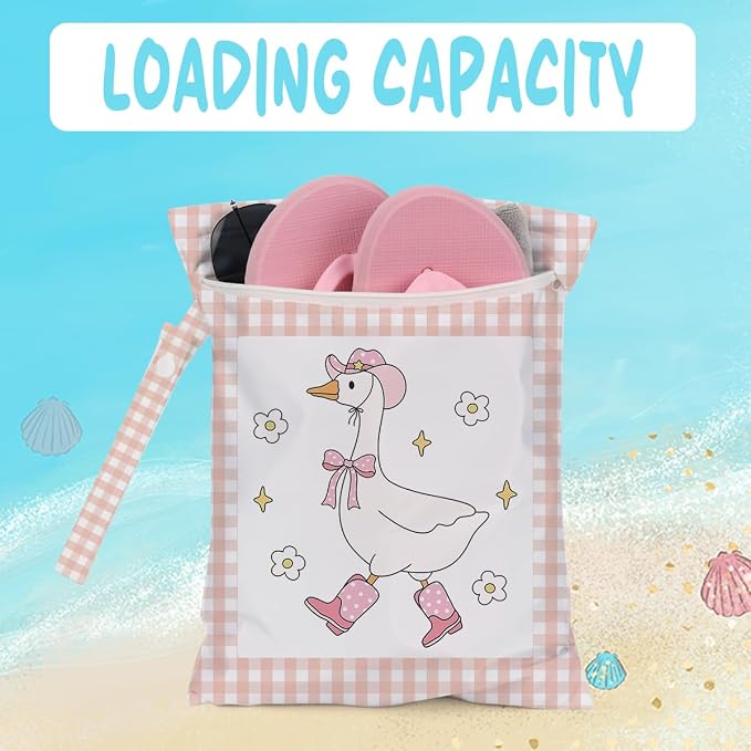 Wet Bag for Baby Swimsuit Kids Wet Dry Bag for Breast Pump Parts Diaper Bag - Image 4