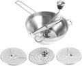 Ergonomic Food Mill Stainless Steel by Unknown
