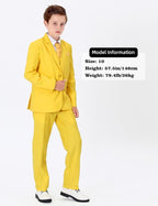 A&J DESIGN Boys 7-Piece Formal Suit Ring Bearer Outfit - Image 2