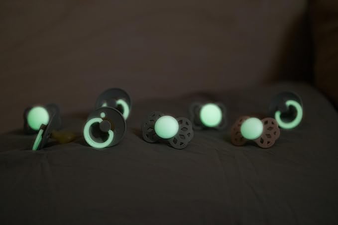 BIBS Pacifiers Colour Collection | Natural Rubber Baby Pacifier | Round Nipple - Image 5