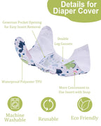 babygoal Cloth Diaper Covers 6 Pack - Image 2