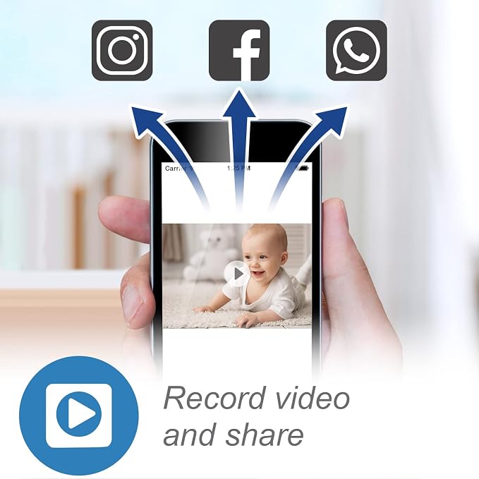 VTech RM7764-2HD Smart WiFi 2 Camera BabyMonitor, 360° Pan&Tilt, 10X Zoom - Image 7