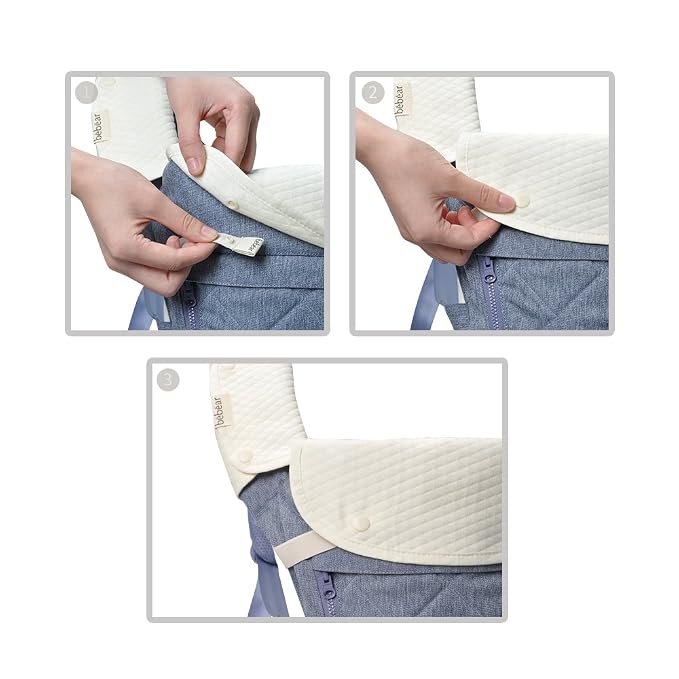 Bebamour Drool and Teething Reversible Cotton Pad - Image 7