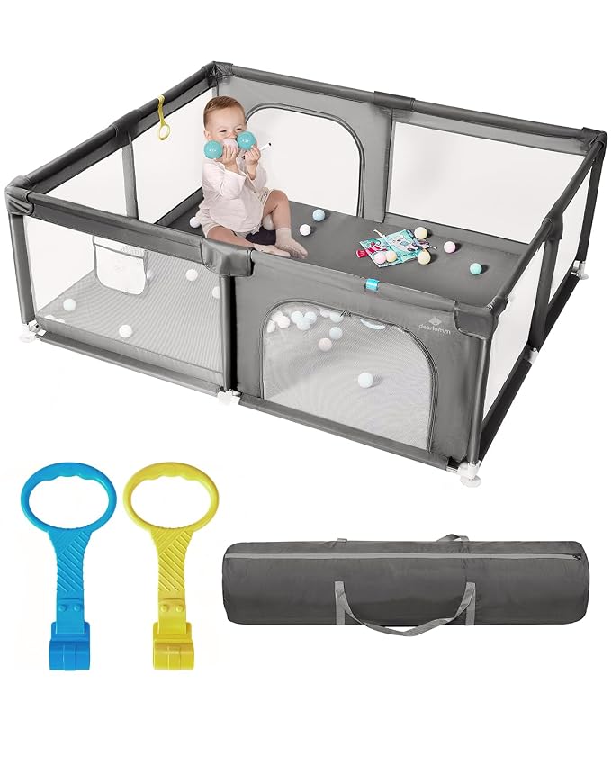 71" x 59" Extra Large Baby Playpen by Dearlov