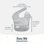 Tiny Twinkle Mess Proof Baby Bibs - Image 5