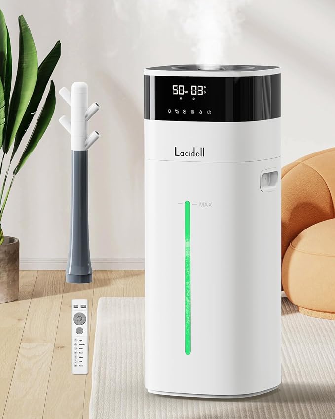 Cool and Warm Mist Humidifier Large Room, 5.3Gal/20L Humidifiers by Largerhumidifiersforhome