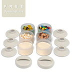 Termichy Stackable Formula Dispenser Portable Milk Powder Container, 2 Pack - Image 3