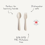 mushie Flatware Fork and Spoon Set - Image 8