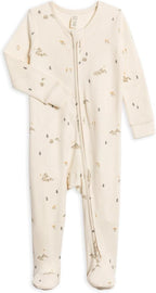 Colored Organics Baby Zip-Up Footed Sleeper by ColoredOrganics