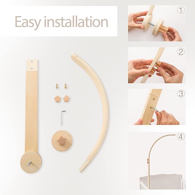 let's make Baby Crib Mobile Arm - Image 3