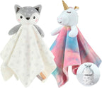 CREVENT Cozy Plush Baby Security Blanket, Loveys by CREVENT