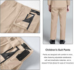Boys Suit for Kids Teens Formal 5 Piece Tuxedo Suit Set - Image 5