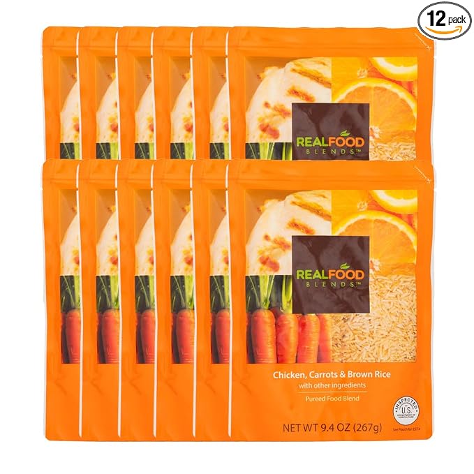 Real Food Blends Chicken, Carrots & Brown Rice by REALFOODBLENDS