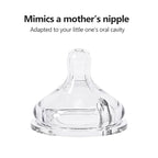 Yooforea Silicone Coated Glass Baby Bottle, 2M+ Medium Flow Nipple I Anti-Colic - Image 7
