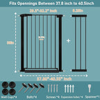 38.5" Extra Tall Pet Gate Pressure Mounted - Image 2