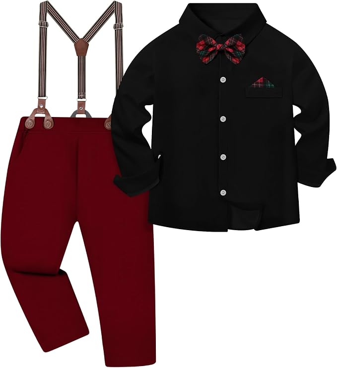 Toddler Boy Outfit Boy Dress Shirt by DISAUR