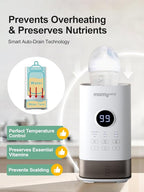 MOMYEASY Bottle Warmer, Fast Baby Bottle Warmer - Image 2
