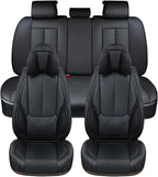 Coverado Car Seat Covers 5 Pieces, Full Set Universal Seat Covers - Image 2