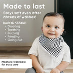 Copper Pearl 4 Pack Soft Cotton Baby Bibs - Image 4