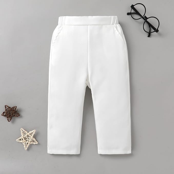 YOUNGER TREE Toddler Boy Clothes Suit Gentleman Wedding Outfits Baby Formal - Image 3