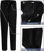 Boy's Suit Formal Slim Fit 5 Pieces Suit Set Blazer Vest Pants - Image 5
