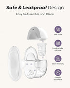 Nuliie Hands-Free Breast Pump, Wearable Breastfeeding Pump 4 Modes 9 Levels - Image 4