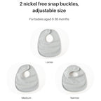 Konssy 6-Pack Muslin Baby Bibs for Boys & Girls, Soft Cotton Absorbent Bandana - Image 5
