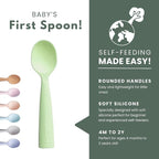 Miniware Silicone Baby Spoon for Training - Image 3