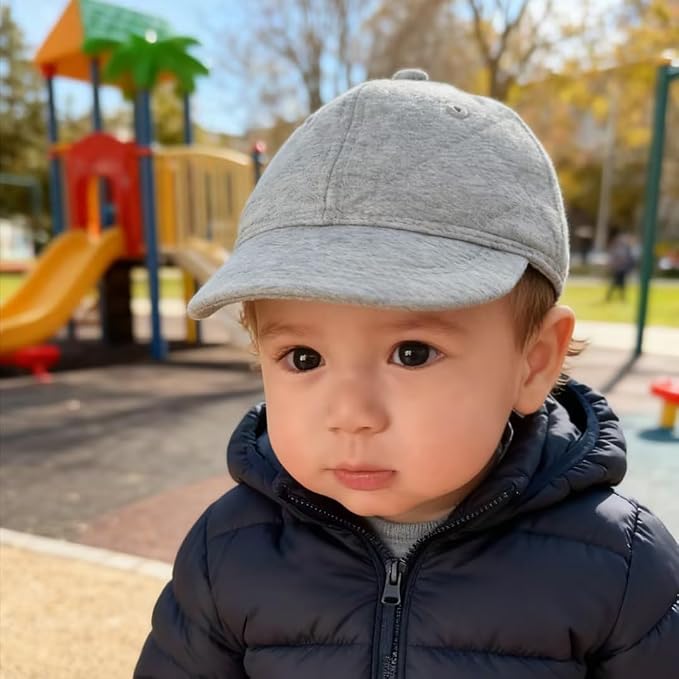Keepersheep Baby Baseball Cap Infant Sun Hat, Cotton Knit - Image 5