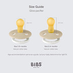 BIBS Pacifiers Colour Collection | Natural Rubber Baby Pacifier | Round Nipple - Image 2