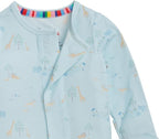 Magnetic Me Boys Modal Magnetic Baby Footie Pajamas | Silky Soft Modal Fabric | - Image 2