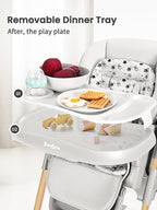 Foldable High Chair with Soft Cushion, High Chairs - Image 5