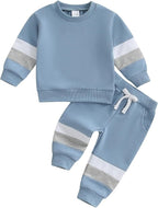 Kuriozud Toddler Baby Boy Fall Winter Clothes Long Sleeve Crewneck Pullover by Kuriozud