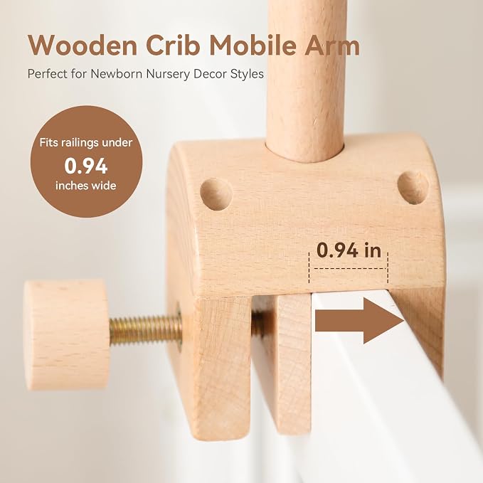 let's make Baby Crib Mobile Arm - Image 4