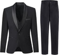Boys Suit for Toddler Tuxedo Kids Formal Suits Set 5 Pieces Wedding Outfit by SHINFAN