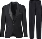 Boys Suit for Toddler Tuxedo Kids Formal Suits Set 5 Pieces Wedding Outfit by SHINFAN