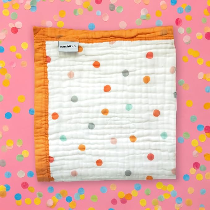 Organic Cotton Muslin Baby Blanket - Image 2