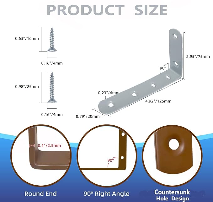 Anti Tip Furniture Anchors for Baby Pet Proofing, Furniture Wall Anchor - Image 5