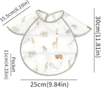 Feeding Bibs for Baby, 3 Pack-Waterproof & Easy Clean Feeding Bibs for Toddlers - Image 2
