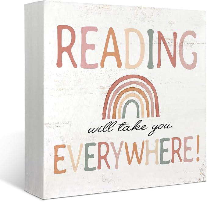 Mtrgdn Reading Conner Decor for Classroom, Boho Rainbow Classroom Reading Nook by MtrgdnHomeDecor