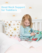 2-Pack Toddler Pillow, 13X18 Cotton Toddler Pillows - Image 3