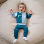 Kupretty Toddler Baby Boy Fall Winter Clothes Color Block Long Sleeve - Image 3