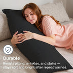 Body Pillowcases Set of 2-20x54 Long Body Pillow Case - Image 4