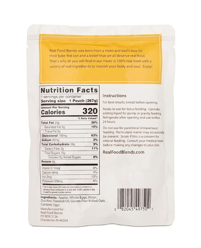 Real Food Blends Eggs, Apples & Oats - Image 4