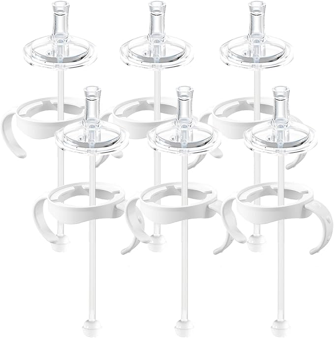 Straw Sippy Cup Conversion Kit for Philips Avent Natural Baby Bottles, Soft top by Unknown