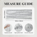 Artoid Mode Pearl Grey Gauze Table Runner 120 Inch 10FT, Seasonal Sheer Dining - Image 7