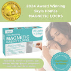 Skyla Homes Magnetic Cabinet Locks Baby Proofing Child Safety - Image 3